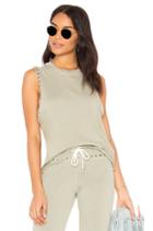 Studded Sleeveless Sweatshirt