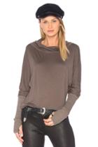 Luxe Slub Cowl Neck Top