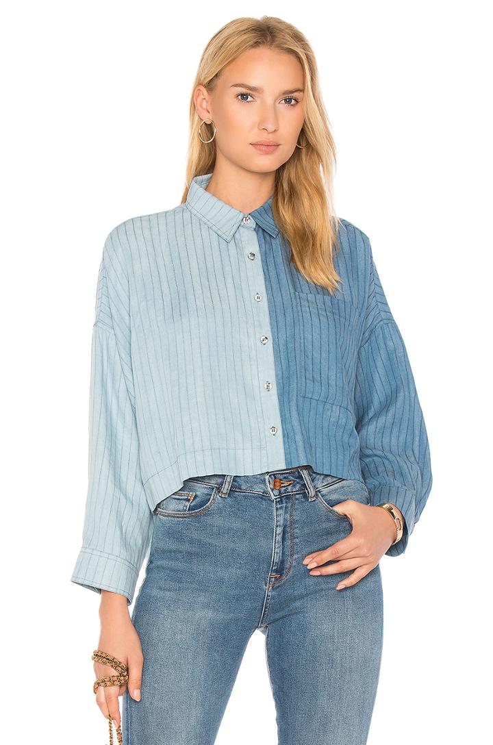 Inez Button Down