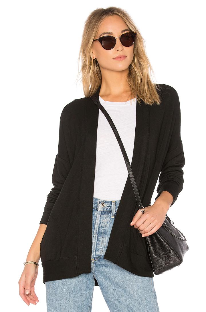 Viscose Fleece Cardigan