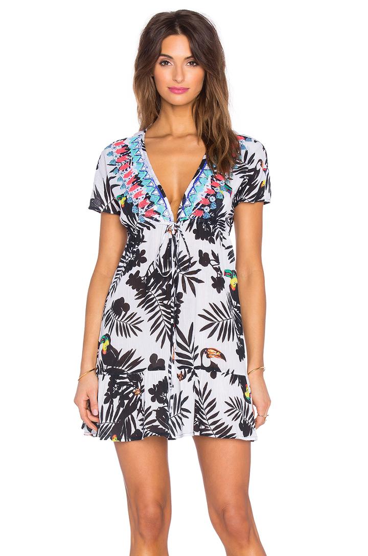 Toucans Peasant Dress