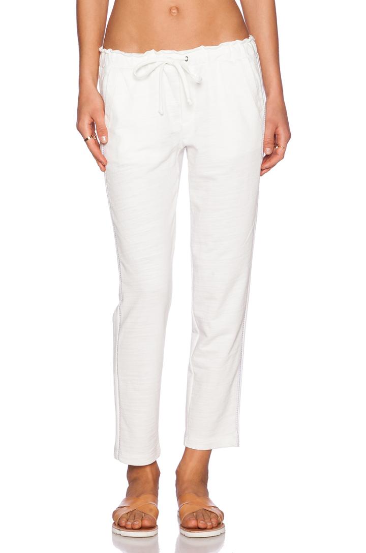 Terry With Lattice Trim Pant