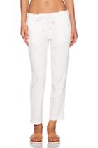Terry With Lattice Trim Pant