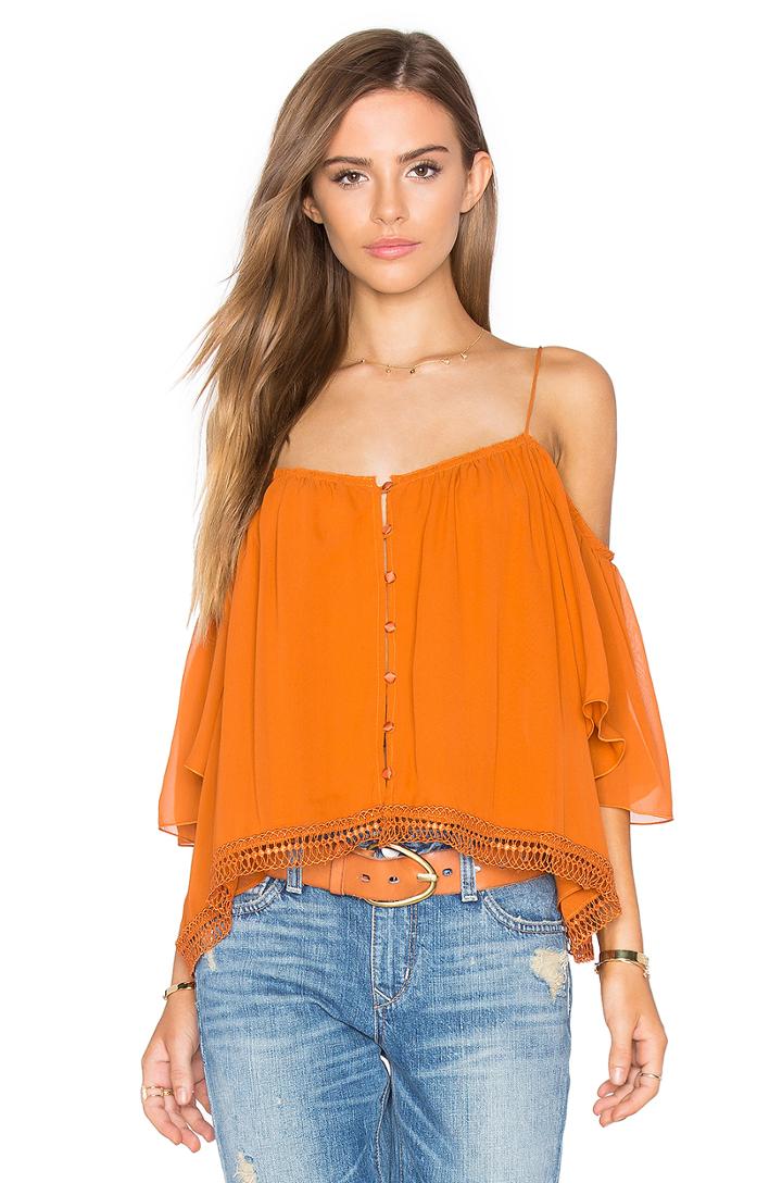 Georgette Shoulderless Top