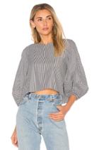 Cropped Top With Bell Sleeves