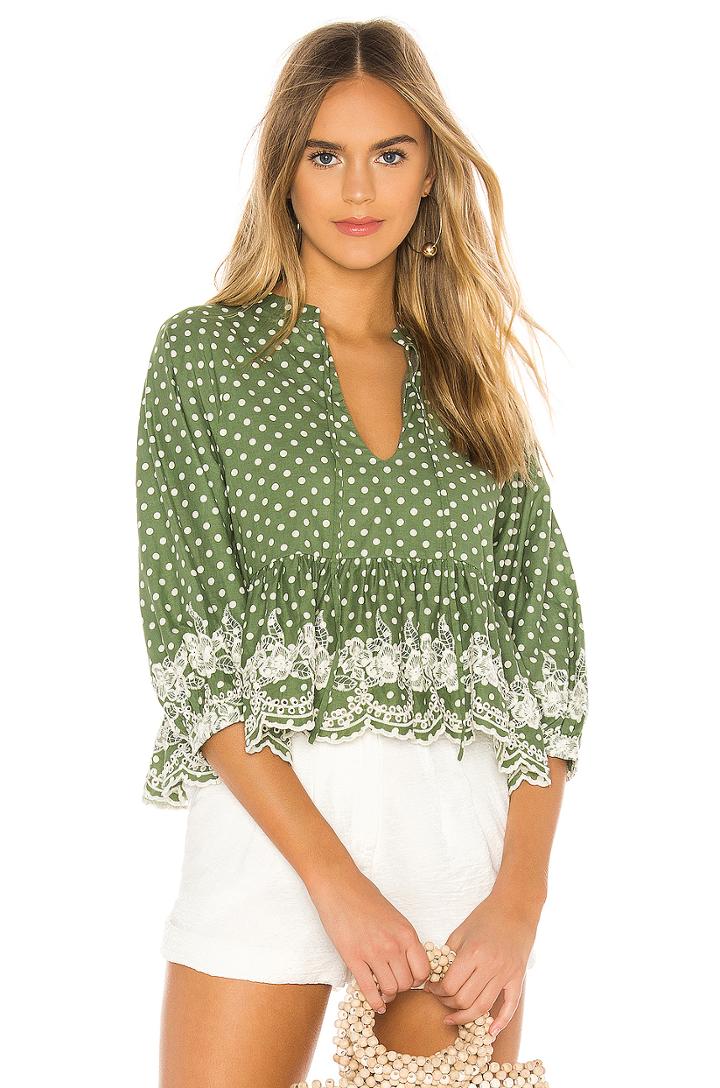 Simone Embroidered Top