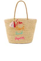 Sun Surf Sand Repeat Straw Tote
