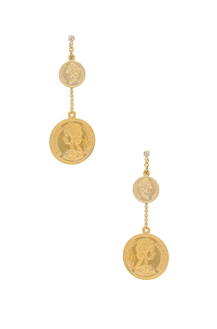 Coin Drop Earring