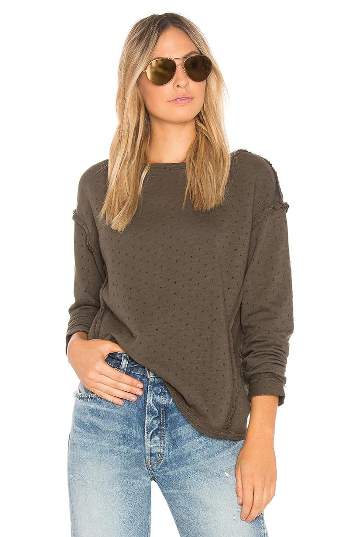 Perforated Terry Reversible Top