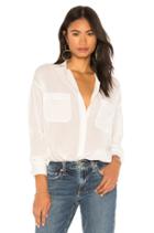 Textured Double Pocket Blouse