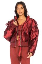Cropped Shine Puffer