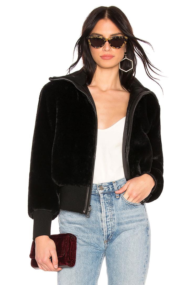 Genova Faux Fur Bomber