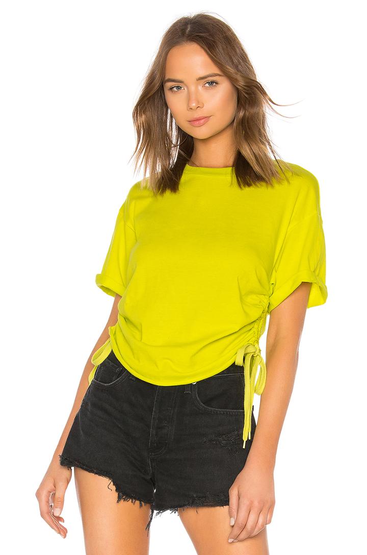 Ruched Tie Side Tee