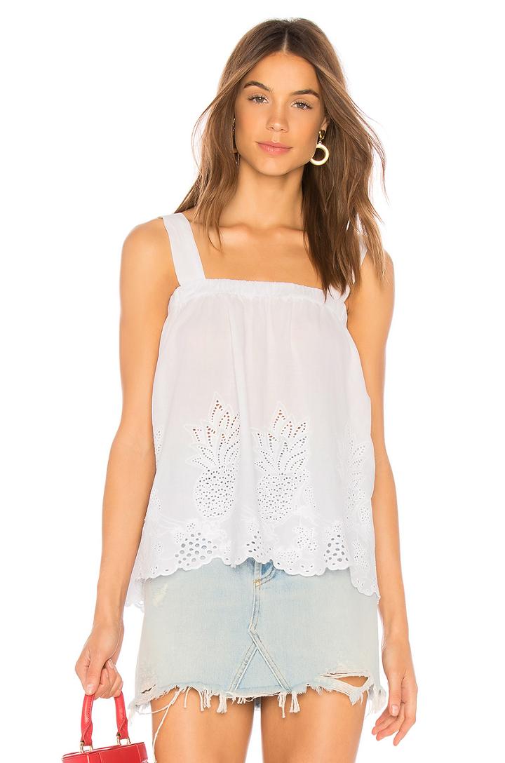 Pineapple Eyelet Tank