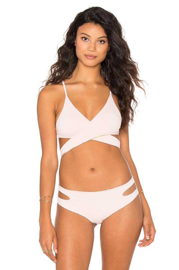 Cut Out Wrap Bikini Top