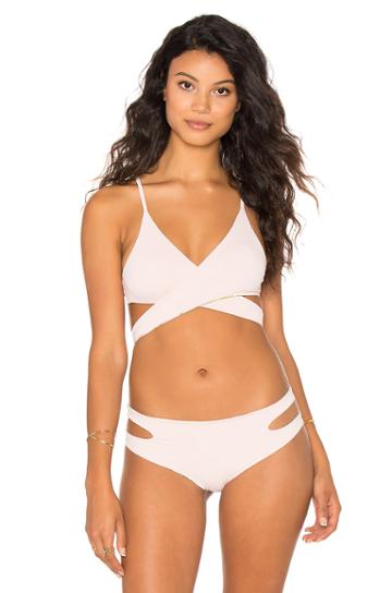 Cut Out Wrap Bikini Top