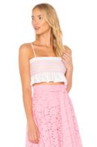 Selena Smocked Crop Top