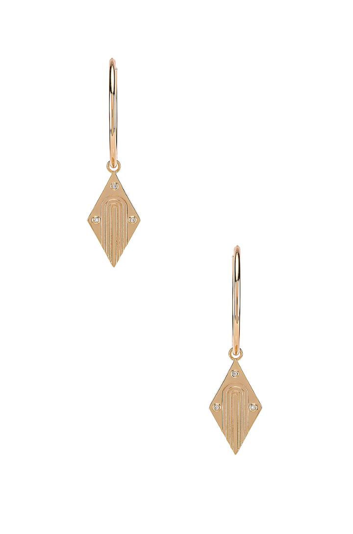 Diamond Dangle Earrings