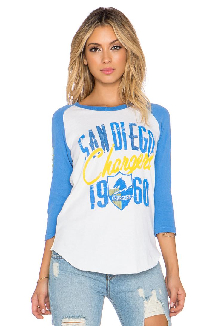 Chargers All American Raglan Tee