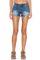 Distressed Cut Off Short