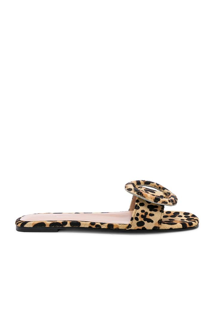 Persia Leopard Calf Hair Sandal