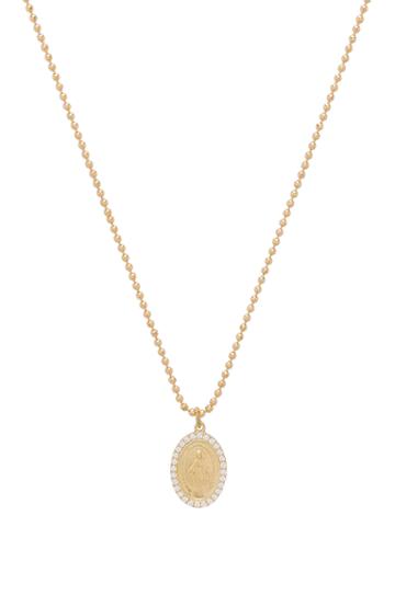 Miraculous Mary Pendant Necklace