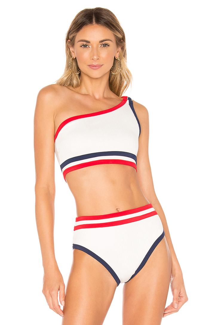 Layla Asymmetrical Crop Bikini Top