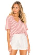 Pleat Front Short Sleeve Top