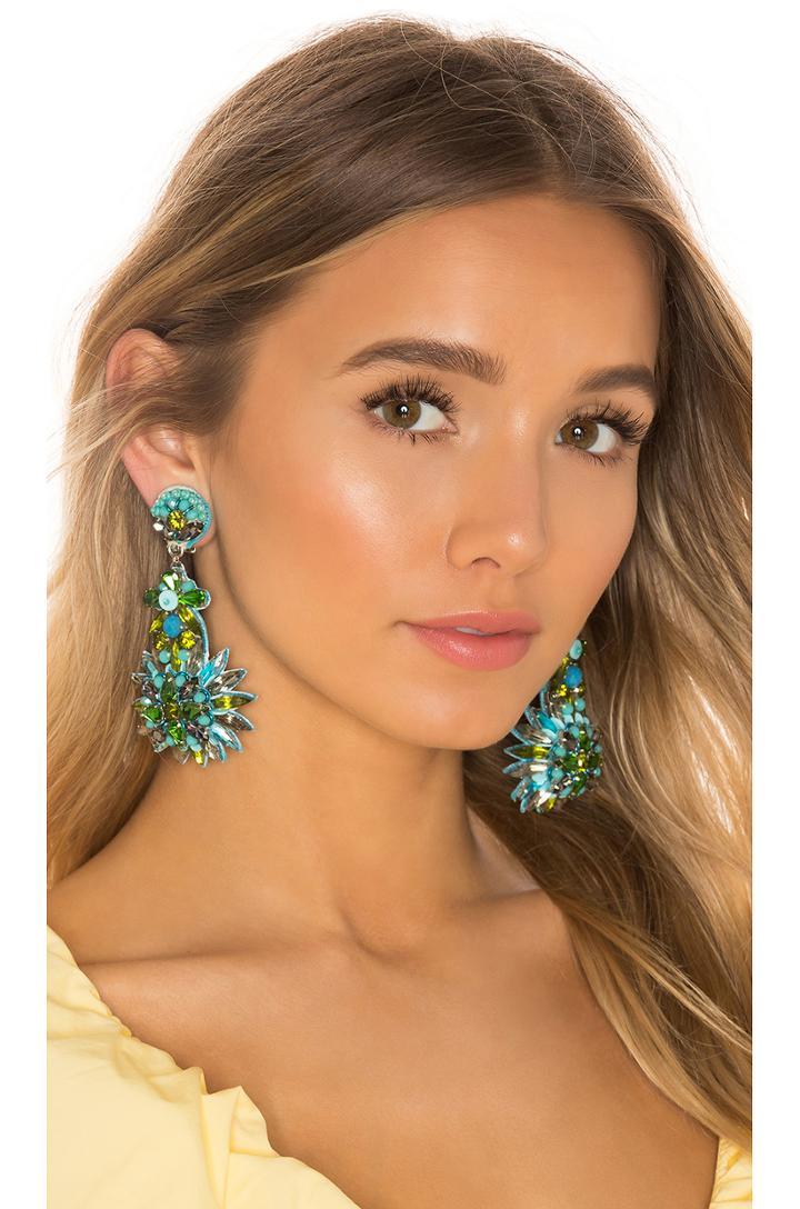 Gem Cluster Earring