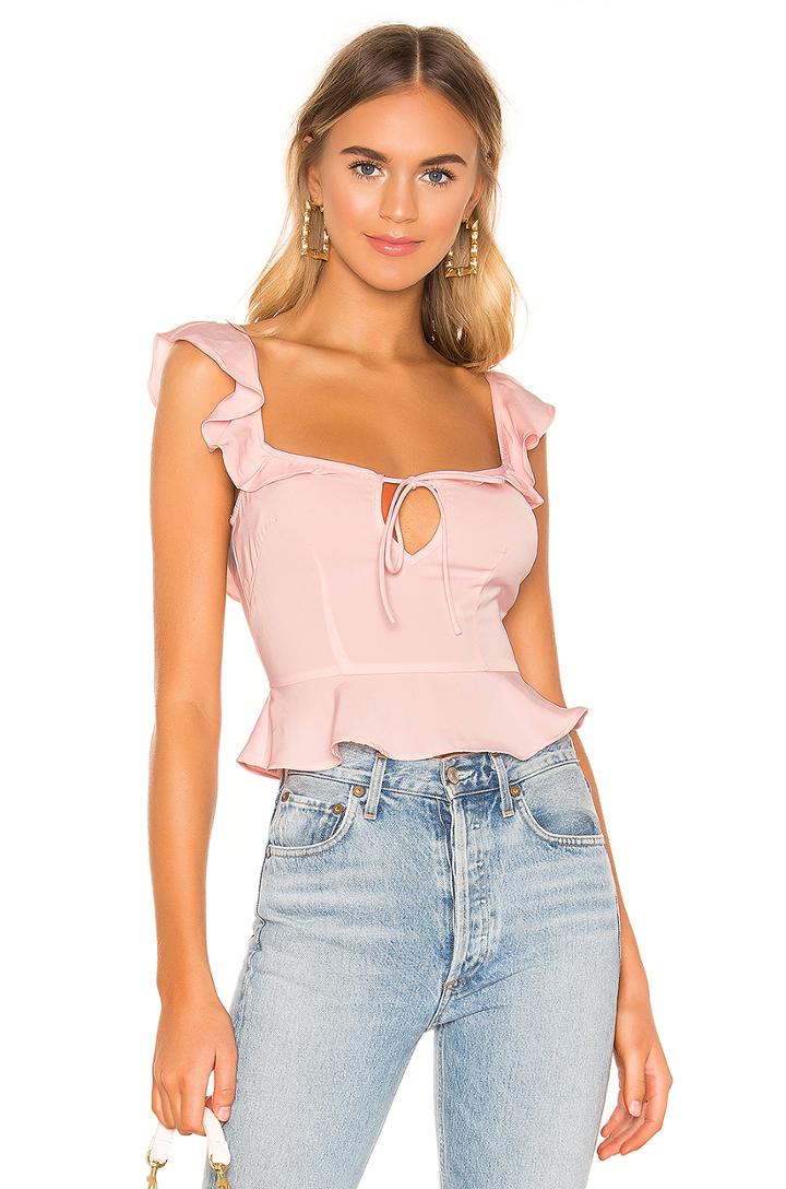 Soraya Ruffle Tie Top