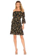 Ditsy Pleat Dress
