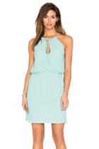 Halter Tie Waist Mini Dress