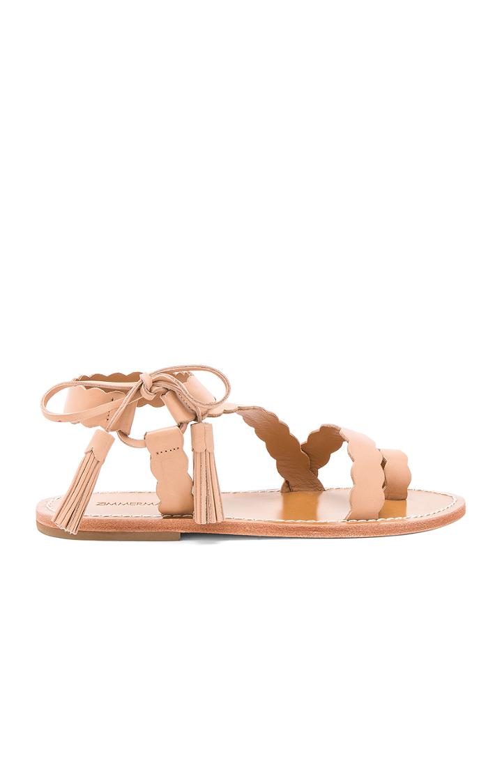 Scallop Tie Sandal