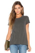 Shrunken Side Slit Tee