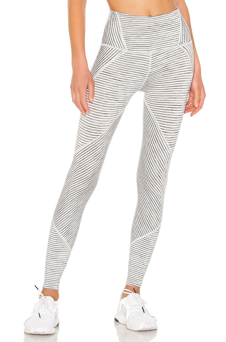 True To Stripe High Waisted Midi Legging
