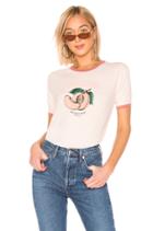 Peaches Ringer Tee