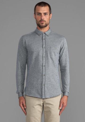 Life/after/denim Picadilly Shirt In Gray