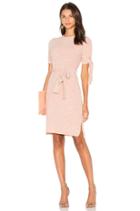 Rib Jersey Tie Detail Dress
