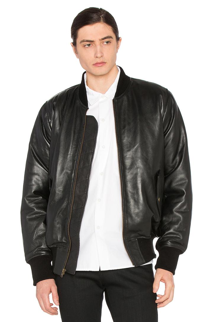 Leather Bomber