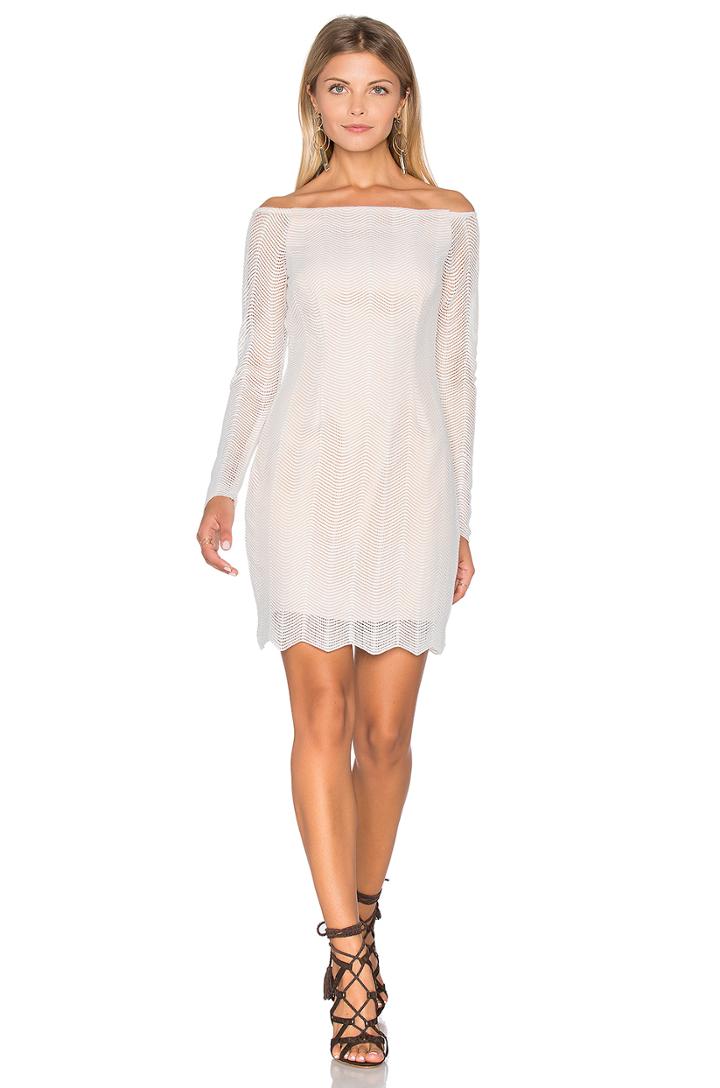 Think Twice Long Sleeve Lace Dress