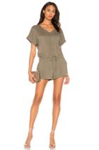 Black Twill Romper