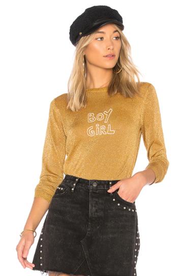 X Bella Freud Sparkle Boy Girl Jumper
