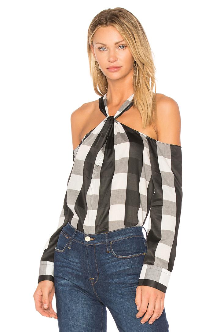 Collingwood Plaid Top