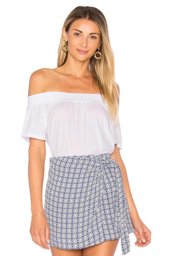 Light Weight Jersey Off The Shoulder Top