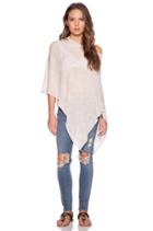 Jet Poncho Sweater