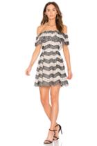 Tiered Off The Shoulder Lace Dress