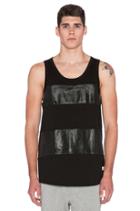 Perforated Leather Panel Tank