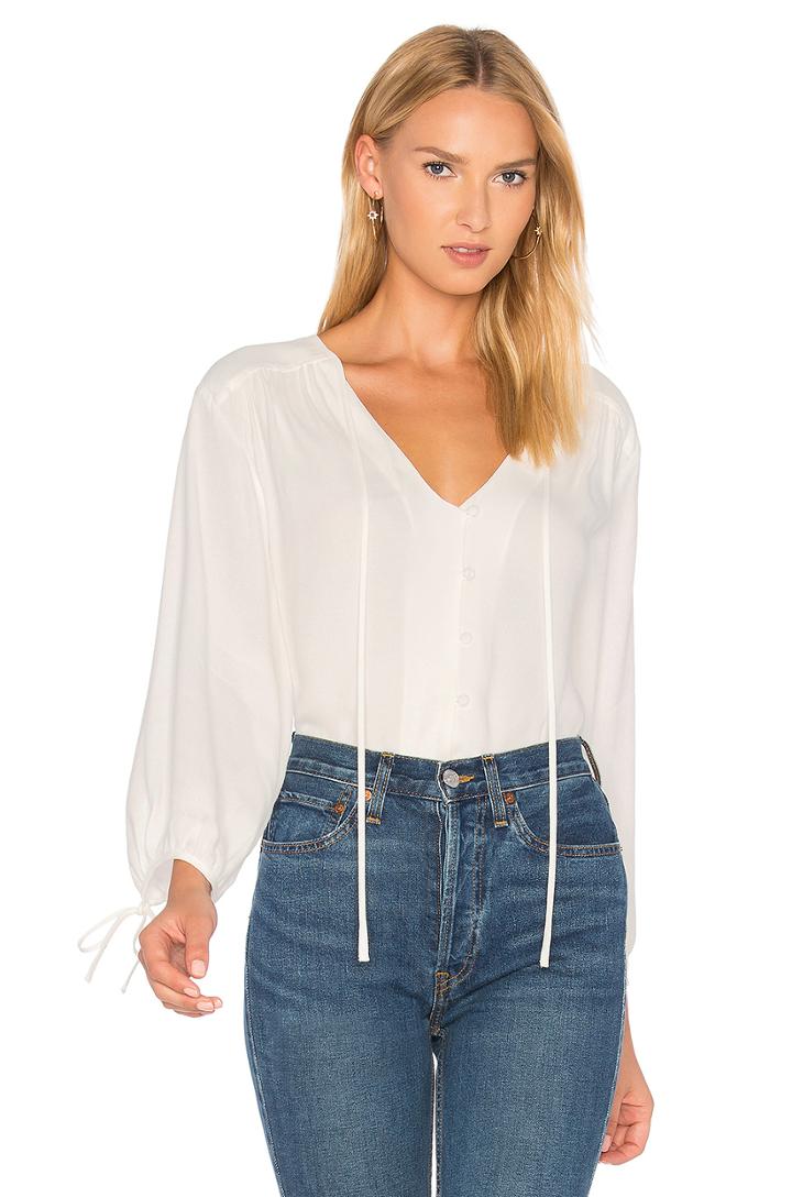 Denim Lace Up Shirt
