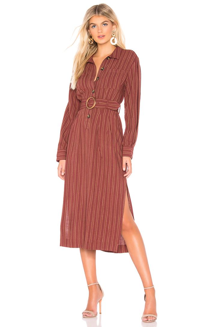 Audrey Midi Stripe Dress