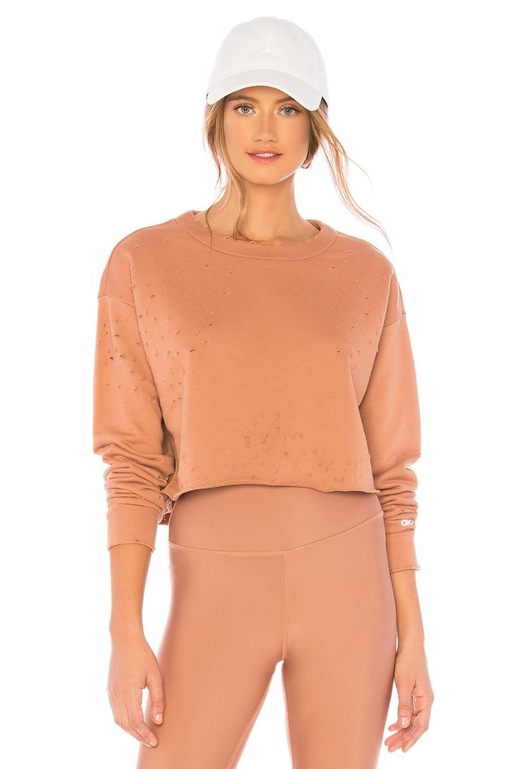 The Crew Distressed Pullover
